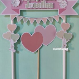 Topper de torta personalizado Mi Baby Shower