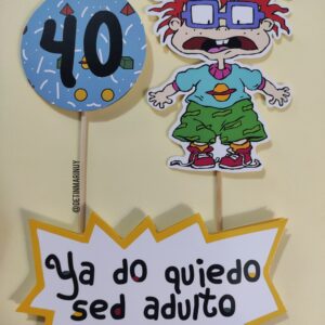 Topper de torta personalizado de Carlitos de Rugrats