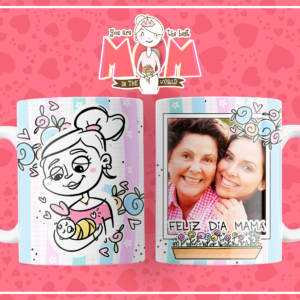 Taza personalizada del Día de la Madre con Foto (0266)