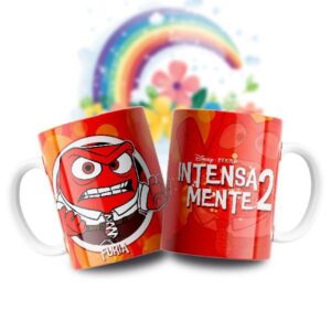 Taza personalizada de Intensamente 2 – Furia (0281)