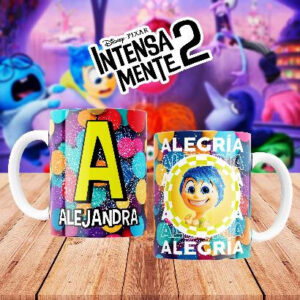 Taza personalizada de Intensamente 2 – Alegria (0288)