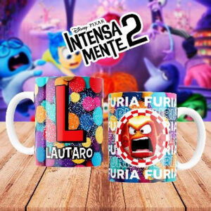 Taza personalizada de Intensamente 2 – Furia (0287)