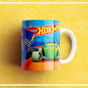 Taza personalizada de Hot Wheels