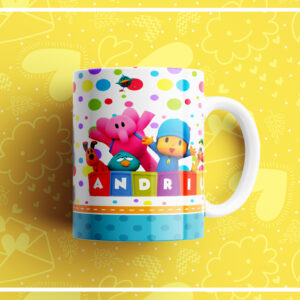 Taza personalizada de Pocoyo www.detinmarin.uy