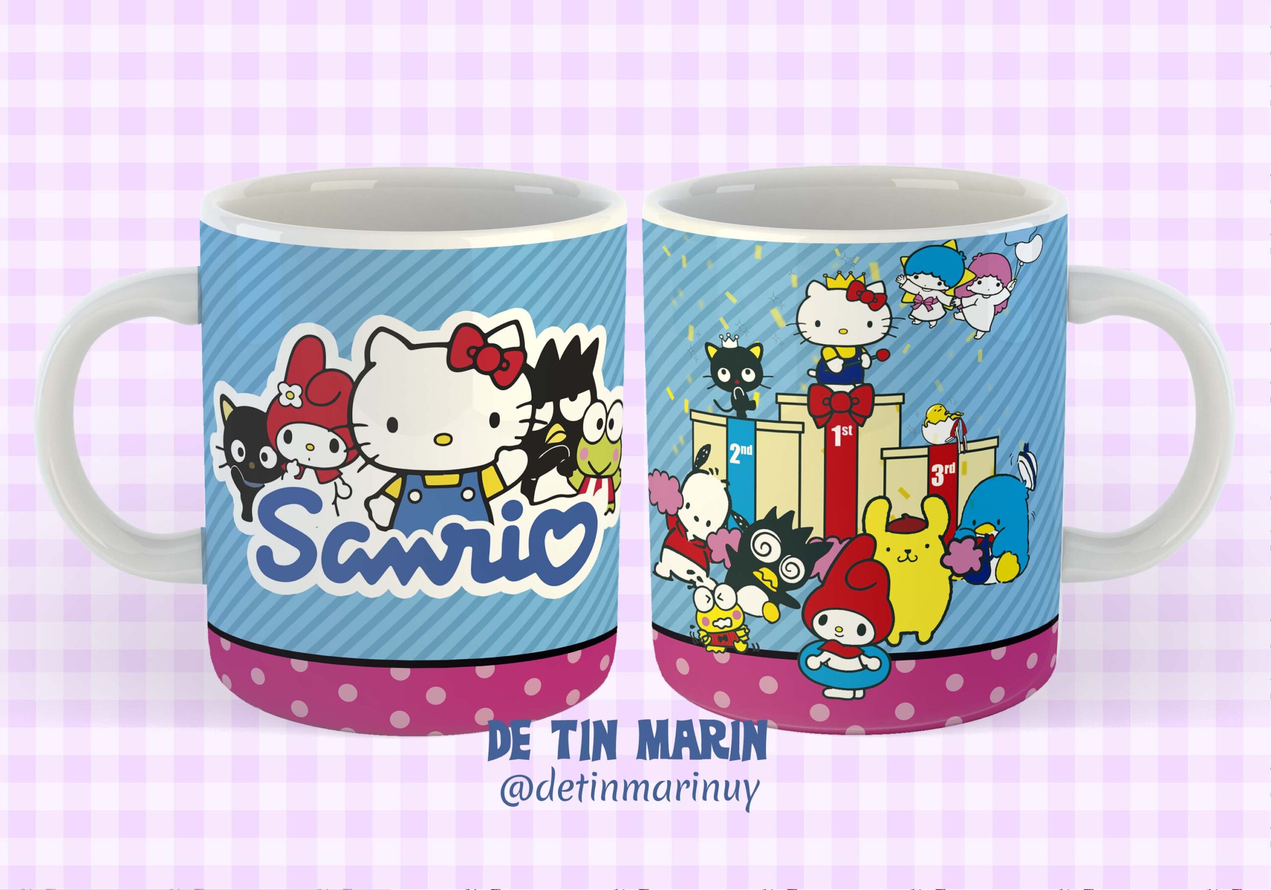 Taza de Sanrio - Hello Kity y sus amigos (0330)