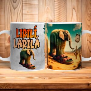 Taza De Lirili Larila - Italian Brainrot - Tik Tok (0353)