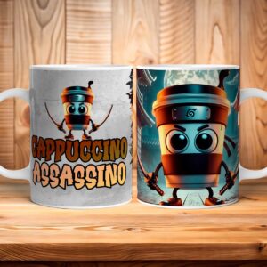 Taza De Cappuccino Assassino - Italian Brainrot - Tik Tok