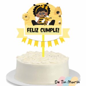 Topper de torta abejita