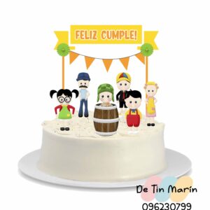 Topper de torta de El Chavo del ocho