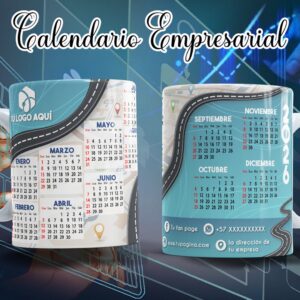 Tazas con calendarios 2026 personalizadas