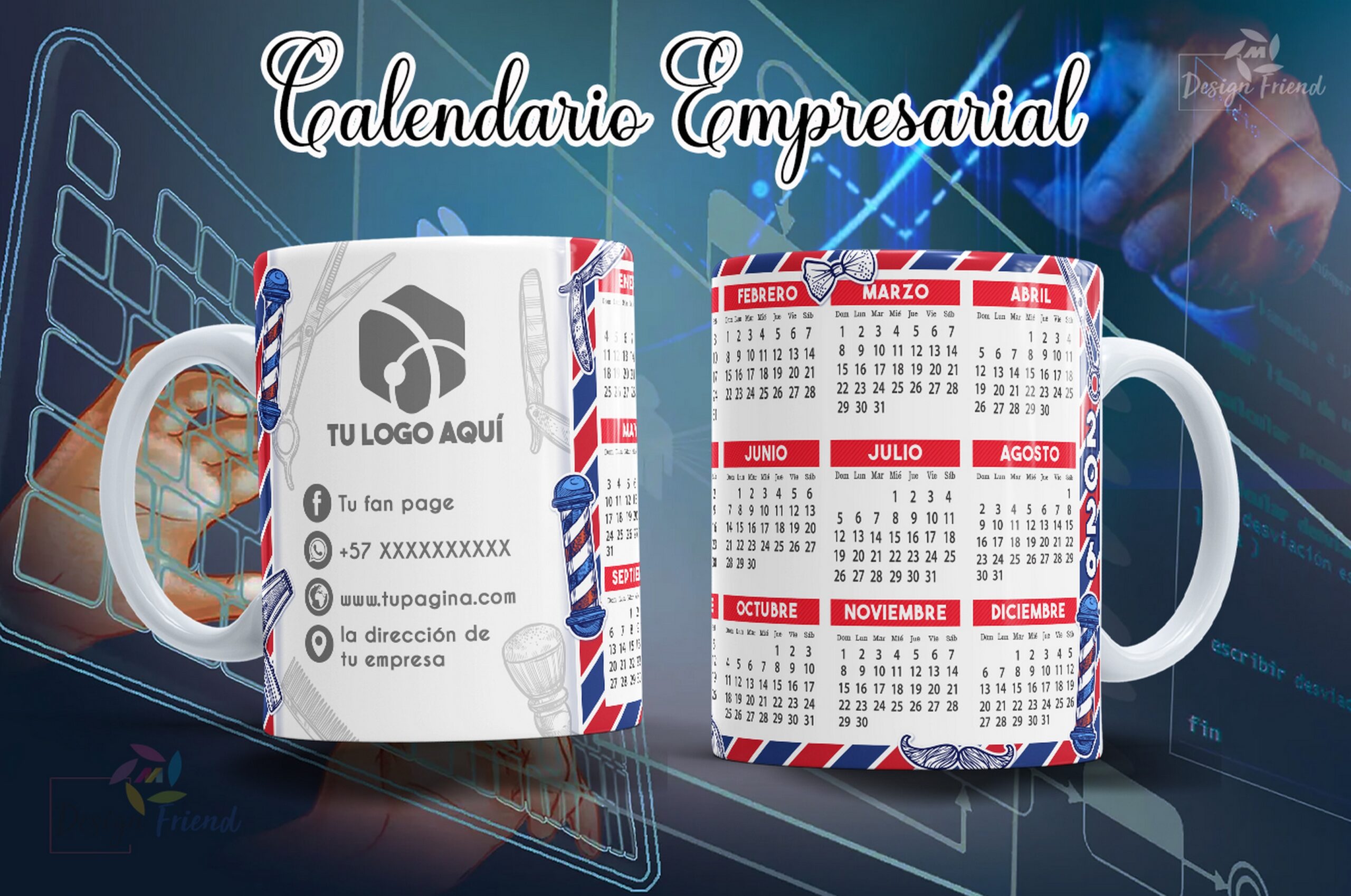Tazas con calendarios 2026 personalizadas - Imagen 14