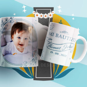 Tazas para Bautismo personalizadas (0364)