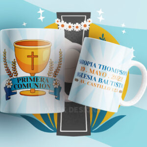 Tazas para Primera Comunión personalizadas (0363)