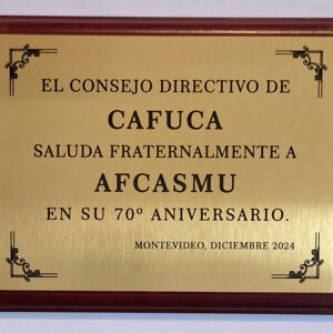 placa conmemorativa