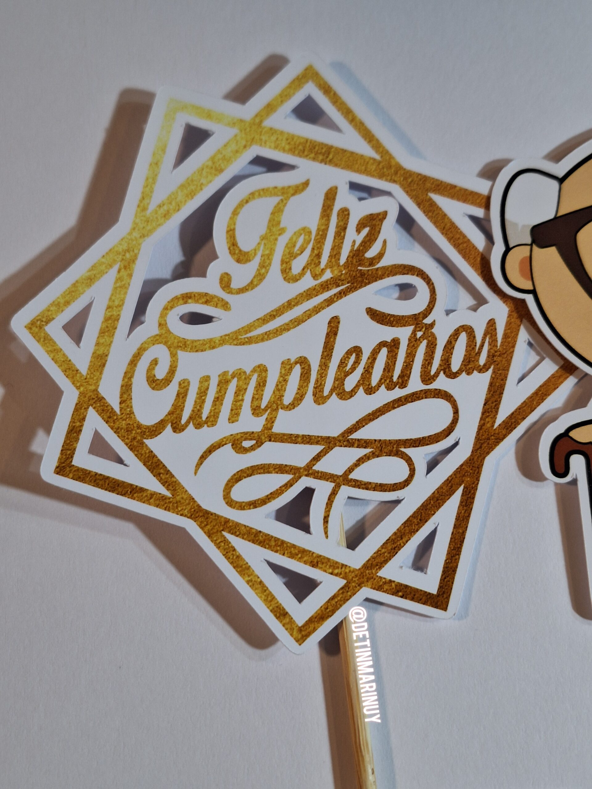 Topper de torta personalizado para abuelos - Imagen 2