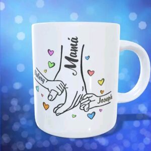 Taza personalizada Manitos - Día de la Madre (0371)