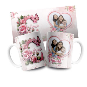 Taza personalizada con nombre y foto para el Dia de la Madre (0375)