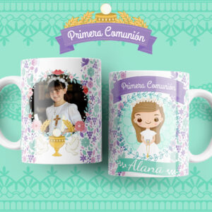 Tazas para Primera Comunión personalizadas (0372)