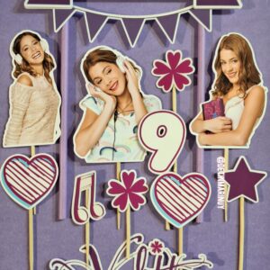 Topper de torta de Violetta