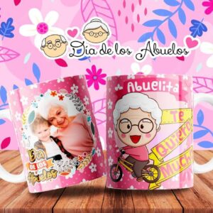 Taza personalizada con nombre y foto para el Dia de la Madre (0379)