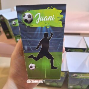 cajas de pop personalizadas futbol