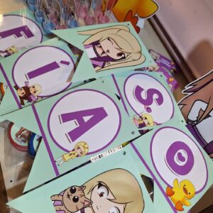 Banderines de Lyna Vallejos personalizados