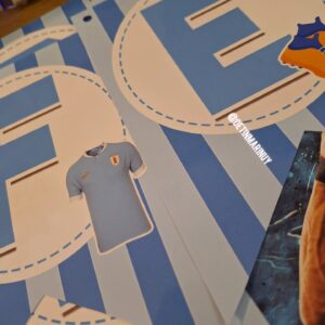 Banderines de Uruguay personalizados