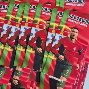 Folletos tripticos con actividades y dibujos para colorear - Cristiano Ronaldo