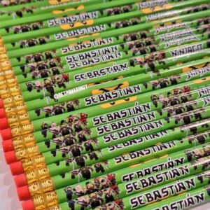 Lapices personalizados de Ninjago De Tin Marin