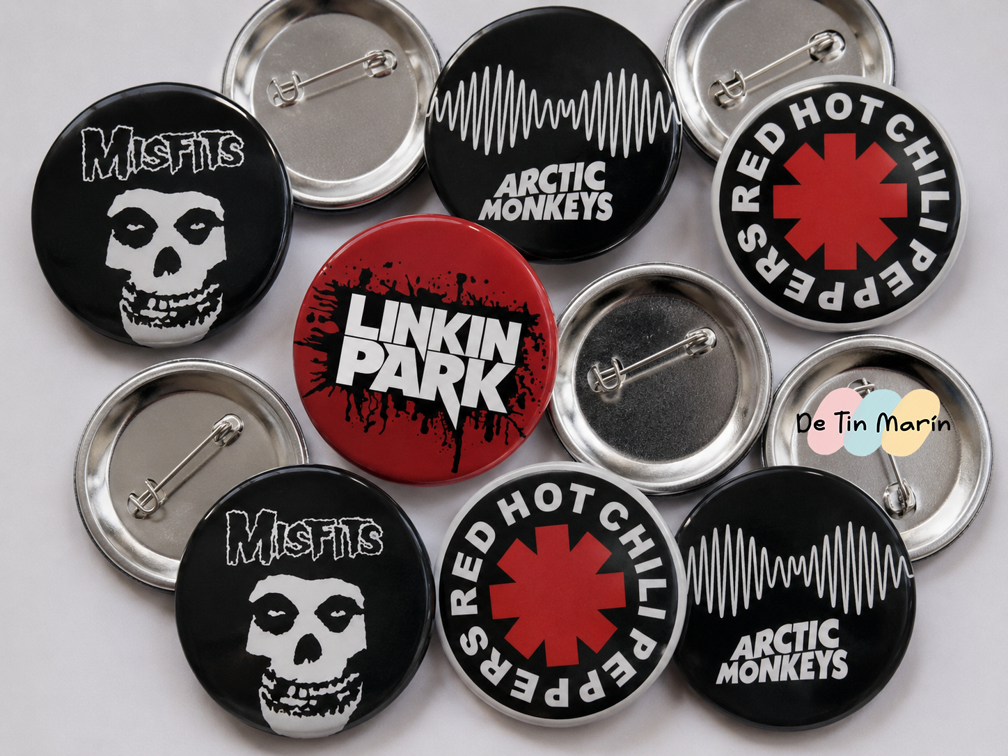 Pines de Bandas de Rock