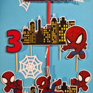 Topper de torta Spiderman baby personalizado
