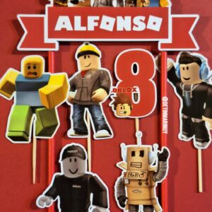 Topper de torta de Roblox
