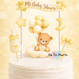 Topper de torta de Baby Shower personalizado