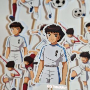 Toppers de torta y cupcakes de Captain Tsubasa