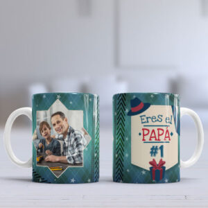 Taza para el Dia del Padre personalizadas con foto (0379)