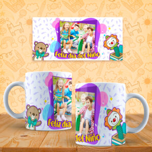 taza del dia del niño personalizada con foto