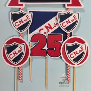 Topper de torta de Nacional personalizado