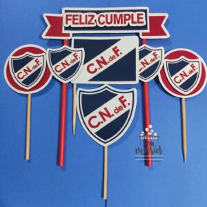 Topper de torta de Nacional personalizado