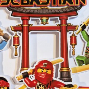 Topper de torta personalizado de Ninjago