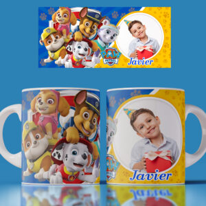 Taza de Paw Patrol personalizada
