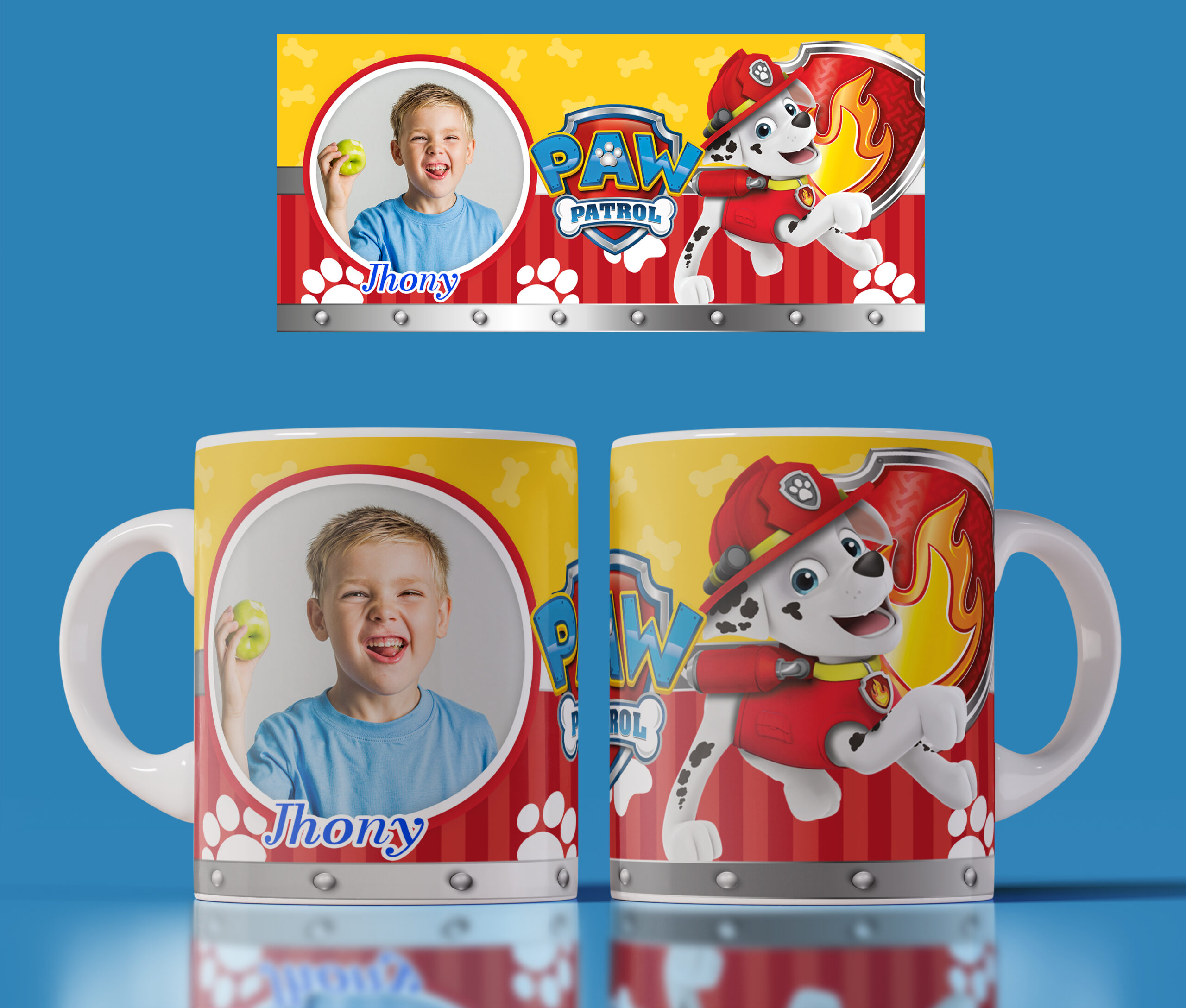 Taza de Paw Patrol personalizada