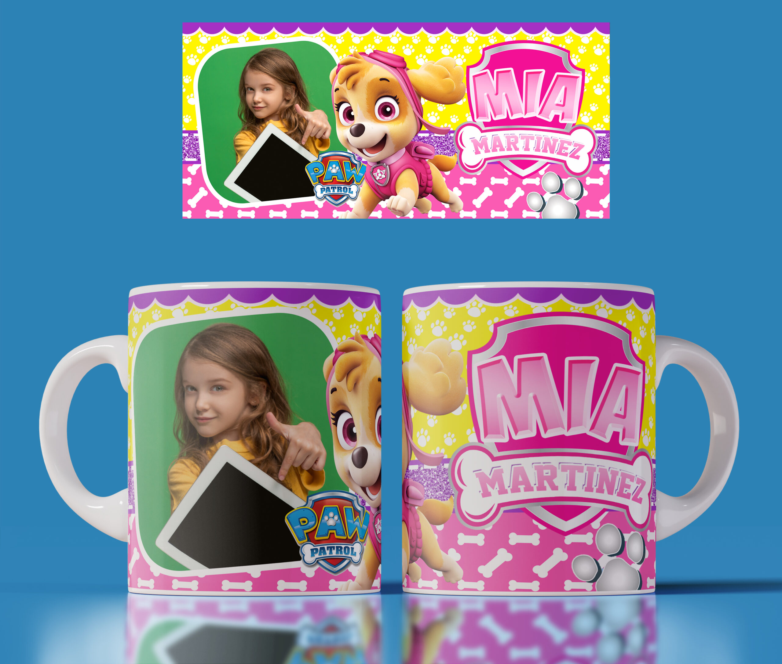 Taza de Paw Patrol personalizada