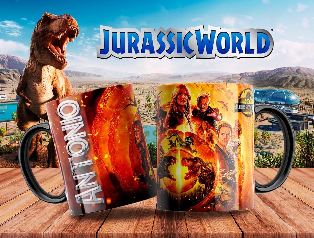 Taza Jurassic World