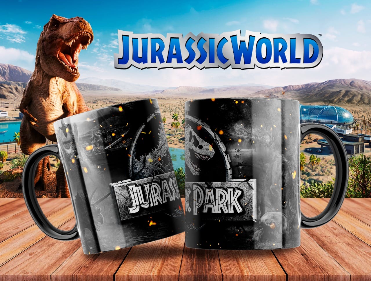 Taza Jurassic World