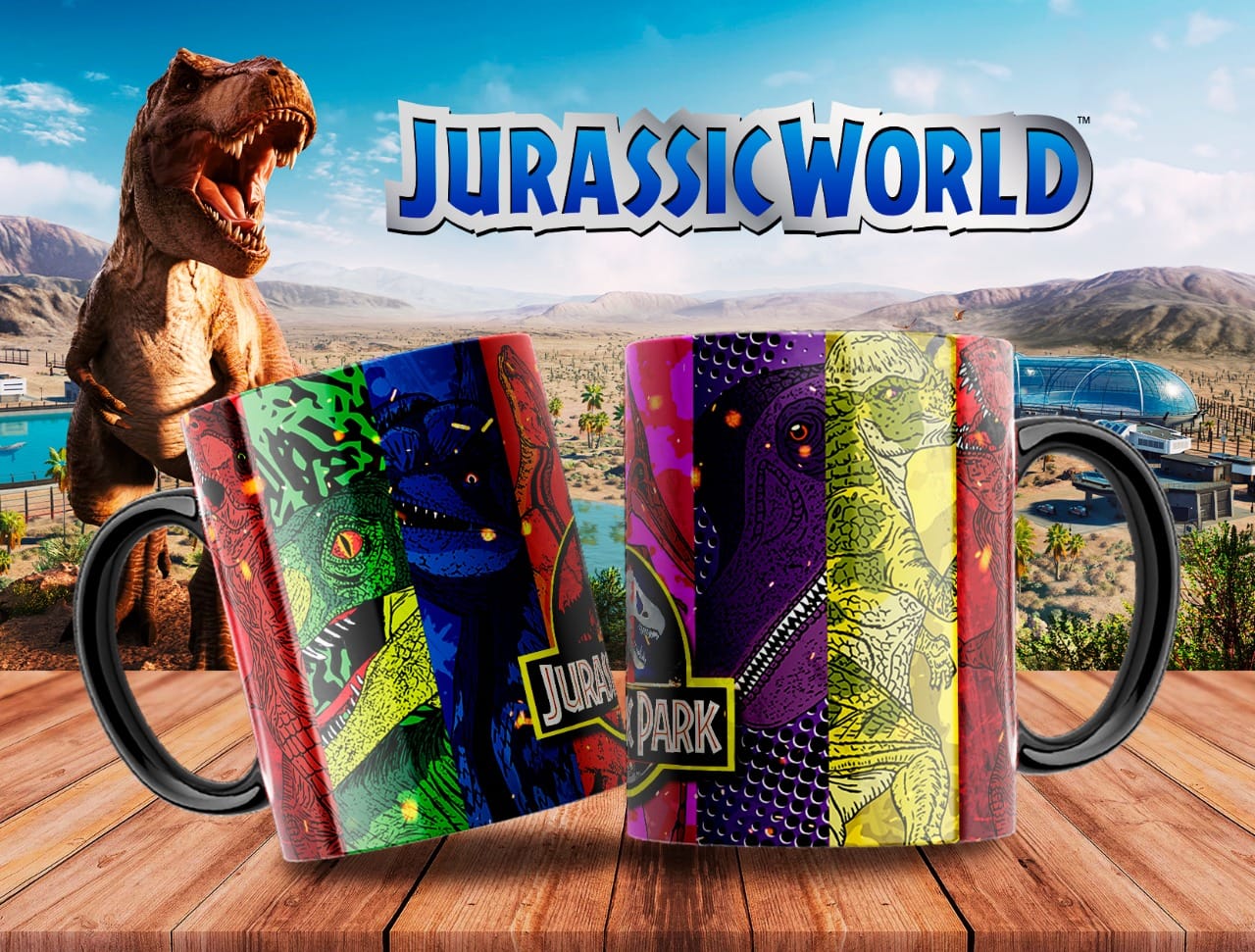 Taza Jurassic World