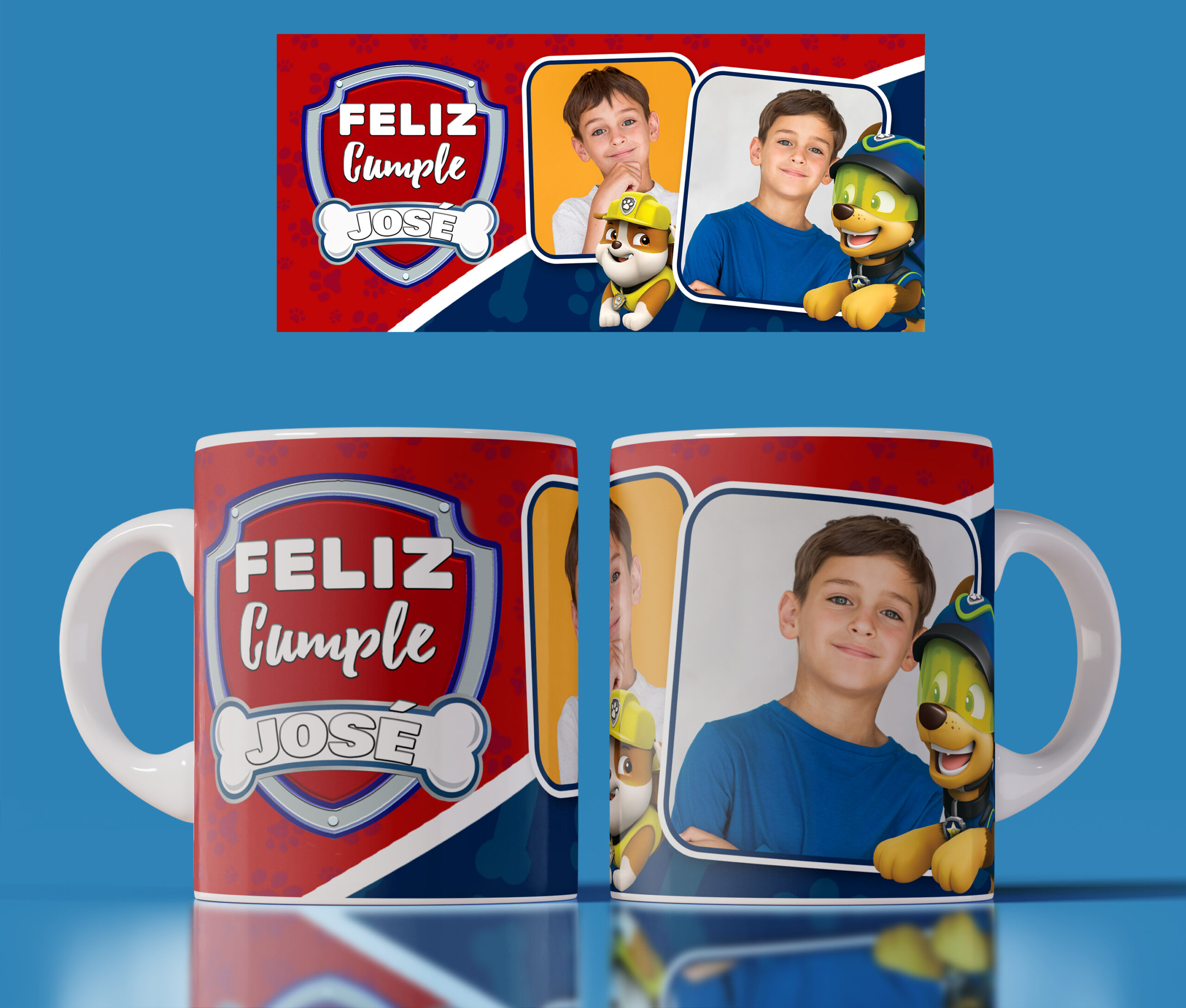 Taza de Paw Patrol personalizada
