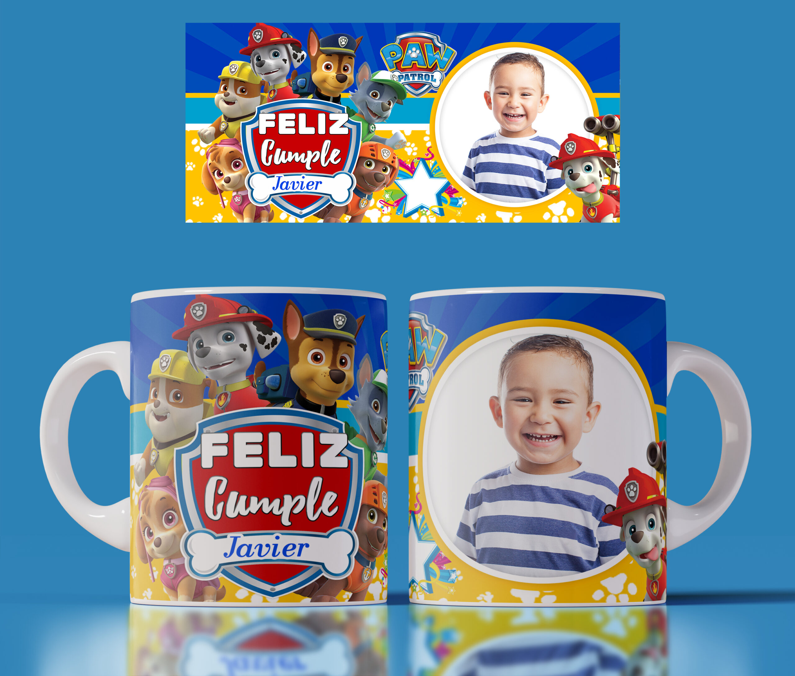 Taza de Paw Patrol personalizada