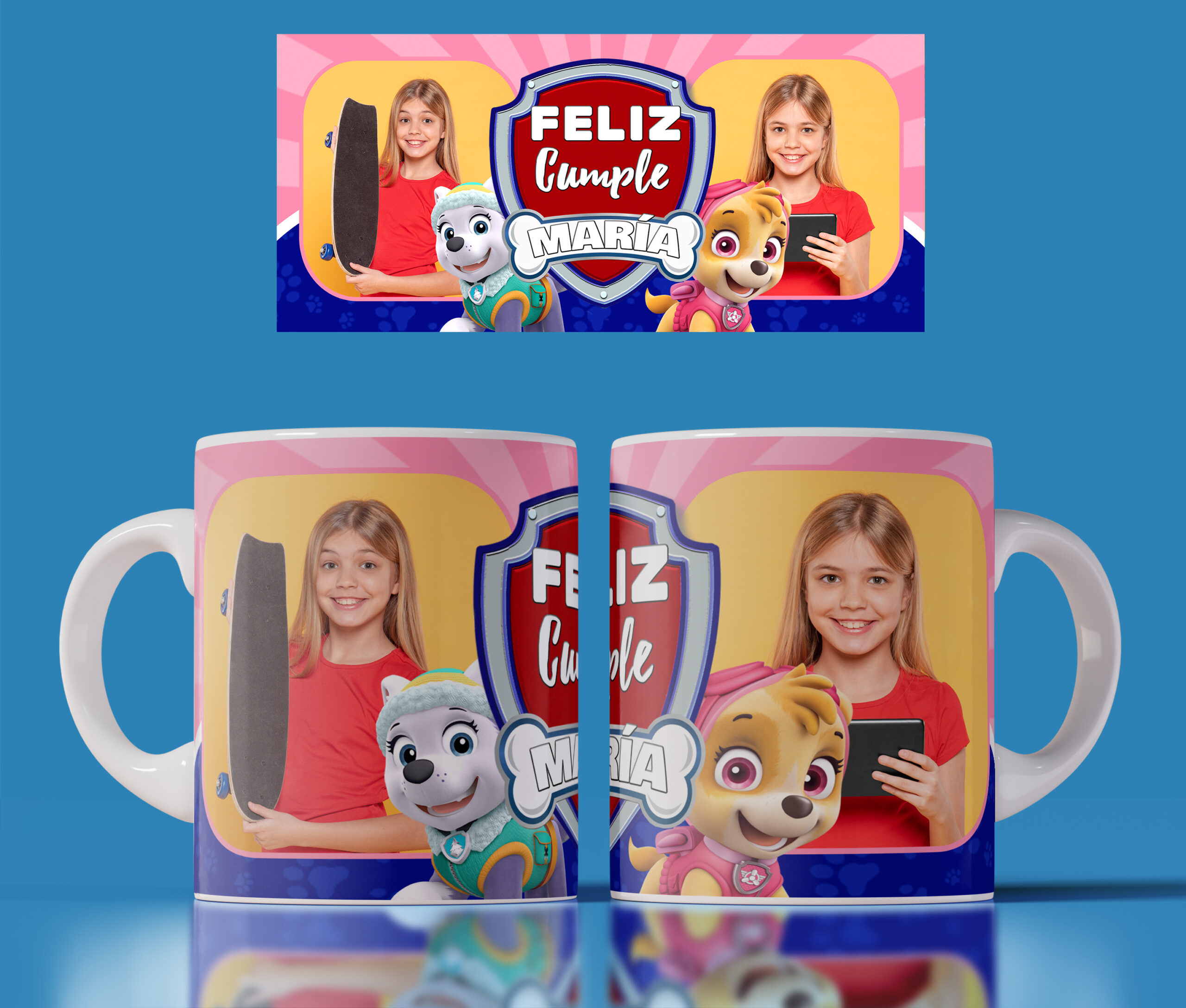 Taza de Paw Patrol personalizada