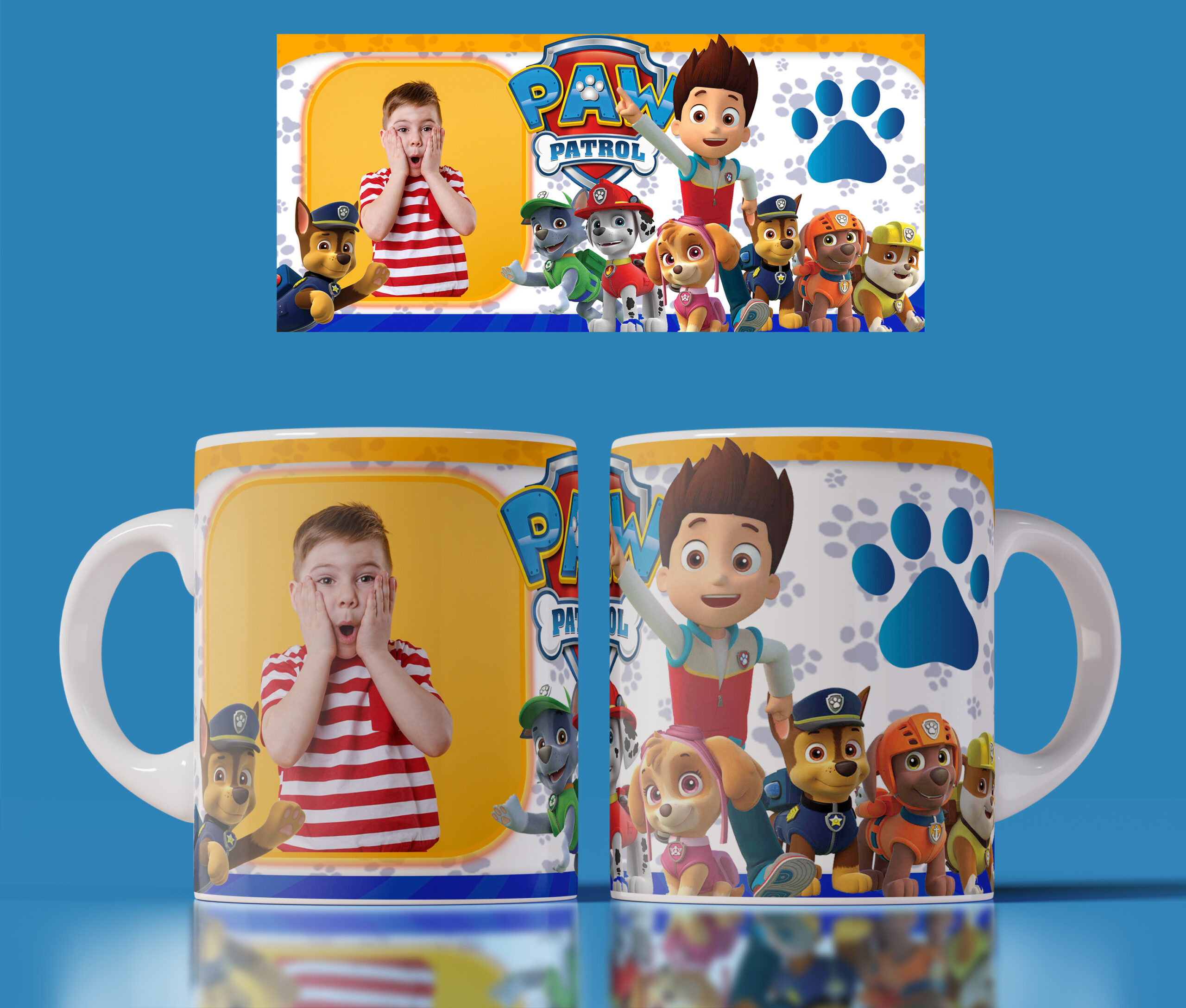 Taza de Paw Patrol personalizada