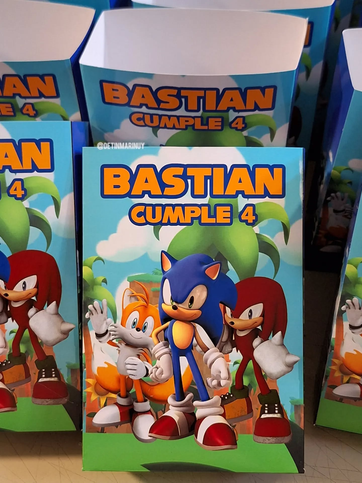 Bolsitas para Sorpresitas – Sonic Personalizadas